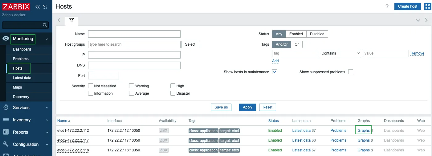 zabbix monitor