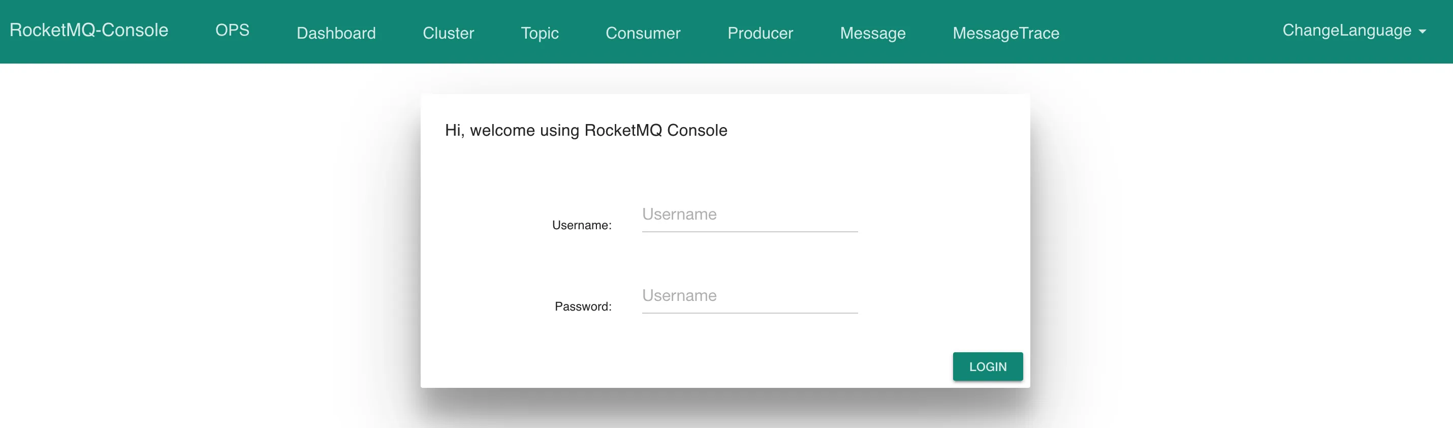 RocketMQ Console